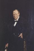 Sir William Orpen Winston Churchill Germany oil painting artist